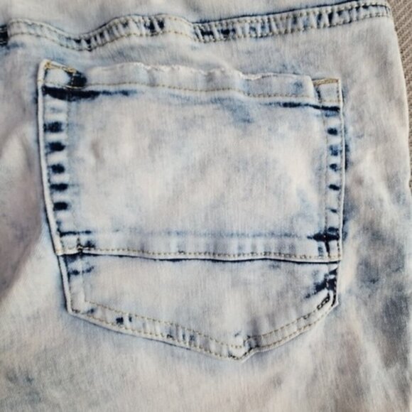 Rue21 Premium Jeans Men's 32x32 Skinny Supreme Flex Distressed Racing Stripe - Picture 10 of 16